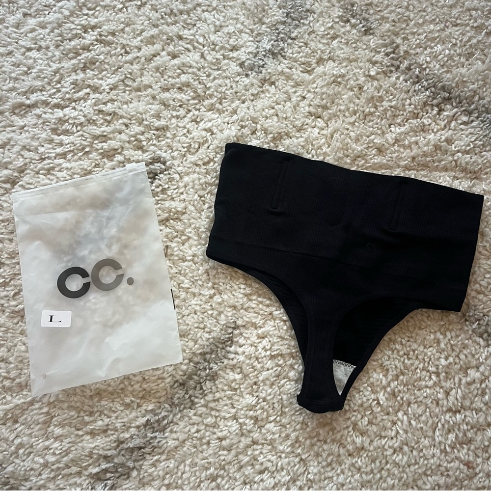NWOT High-Waist Nude Shapewear - Black and Beige - Picture 5 of 9